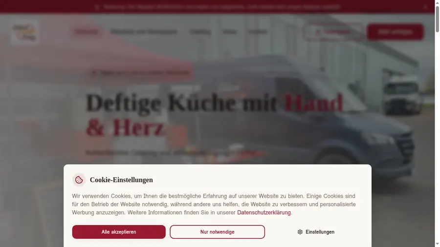 Webdesign – Gulaschkanone Erfurt | Gastronomie & Catering | PdC Solutions