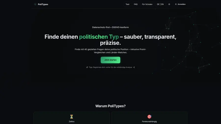 Webdesign – Politypes | Politik | PdC Solutions